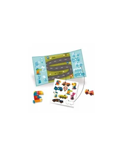 Djeco Stickers repositionnables les voitures -