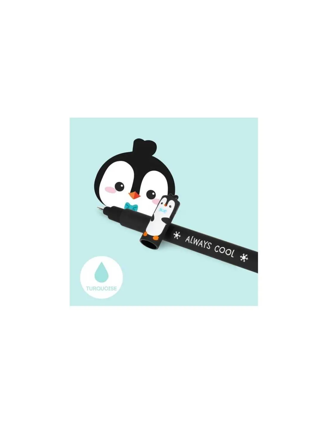 Enfant Legami Stylo à encre gel effaçable Pingouin -