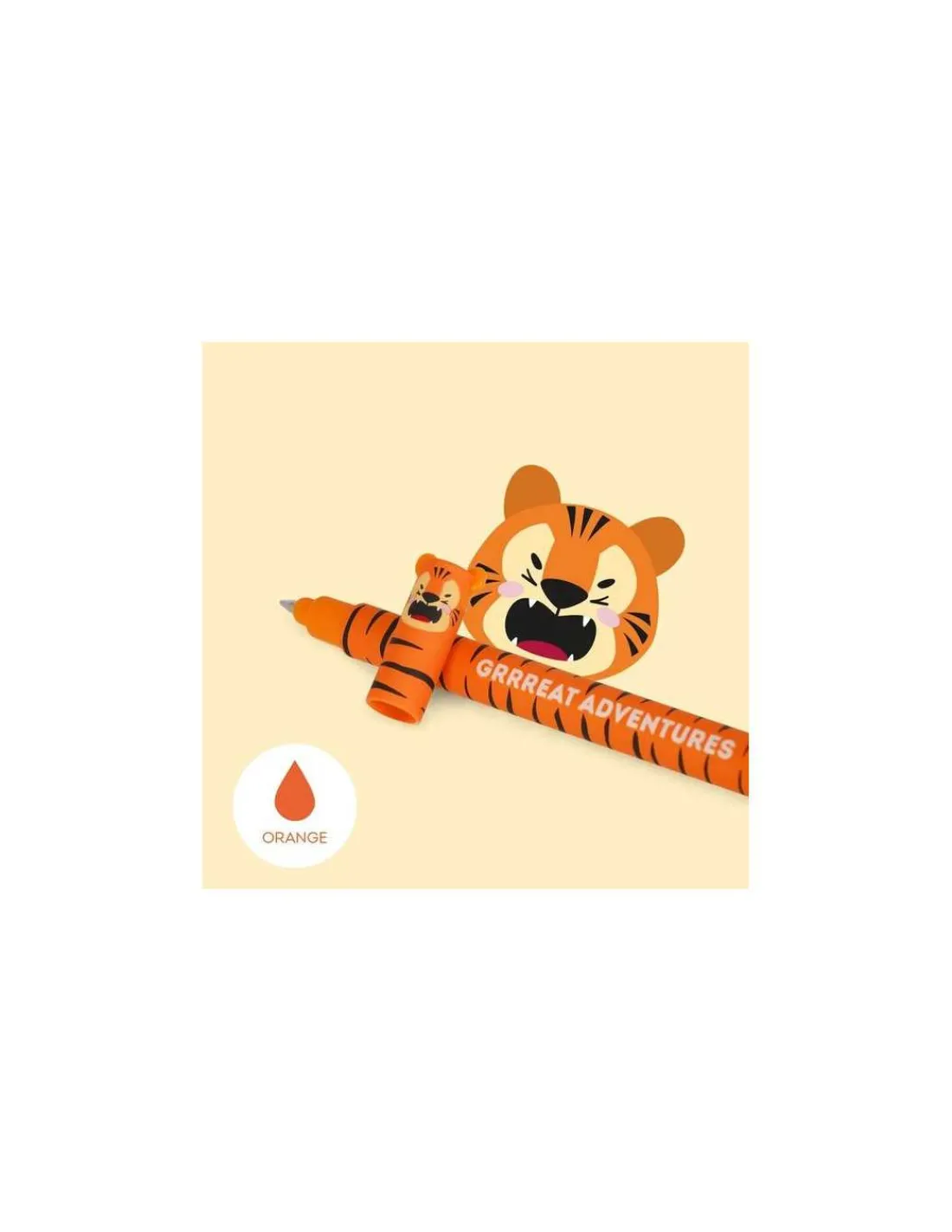 Enfant Legami Stylo à encre gel effaçable Tigre -