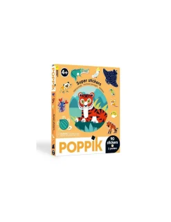 Poppik Super stickers Animaux sauvages -
