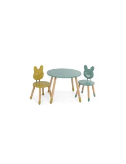 Enfant Moulin Roty Table Trois petits lapins -