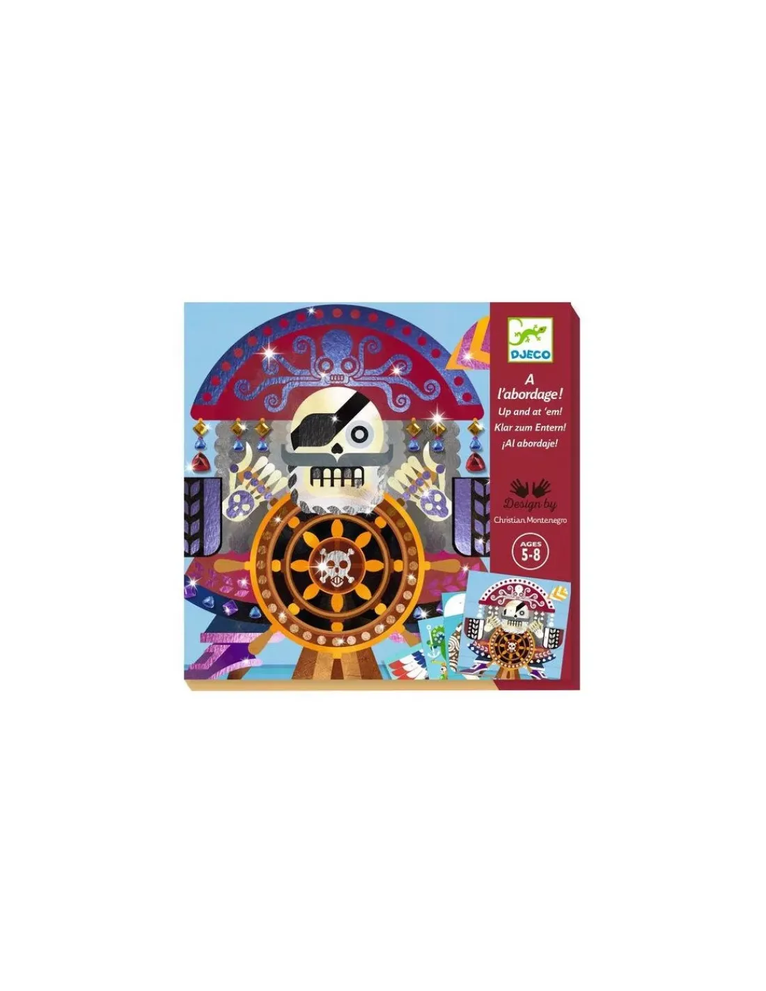 Djeco Tableaux à métalliser À l'abordage -