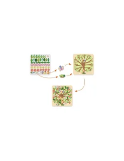 Djeco Tableaux de feutrine La ronde des saisons -