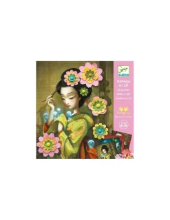 Djeco Tableaux en 3D Rock'n'Roses -