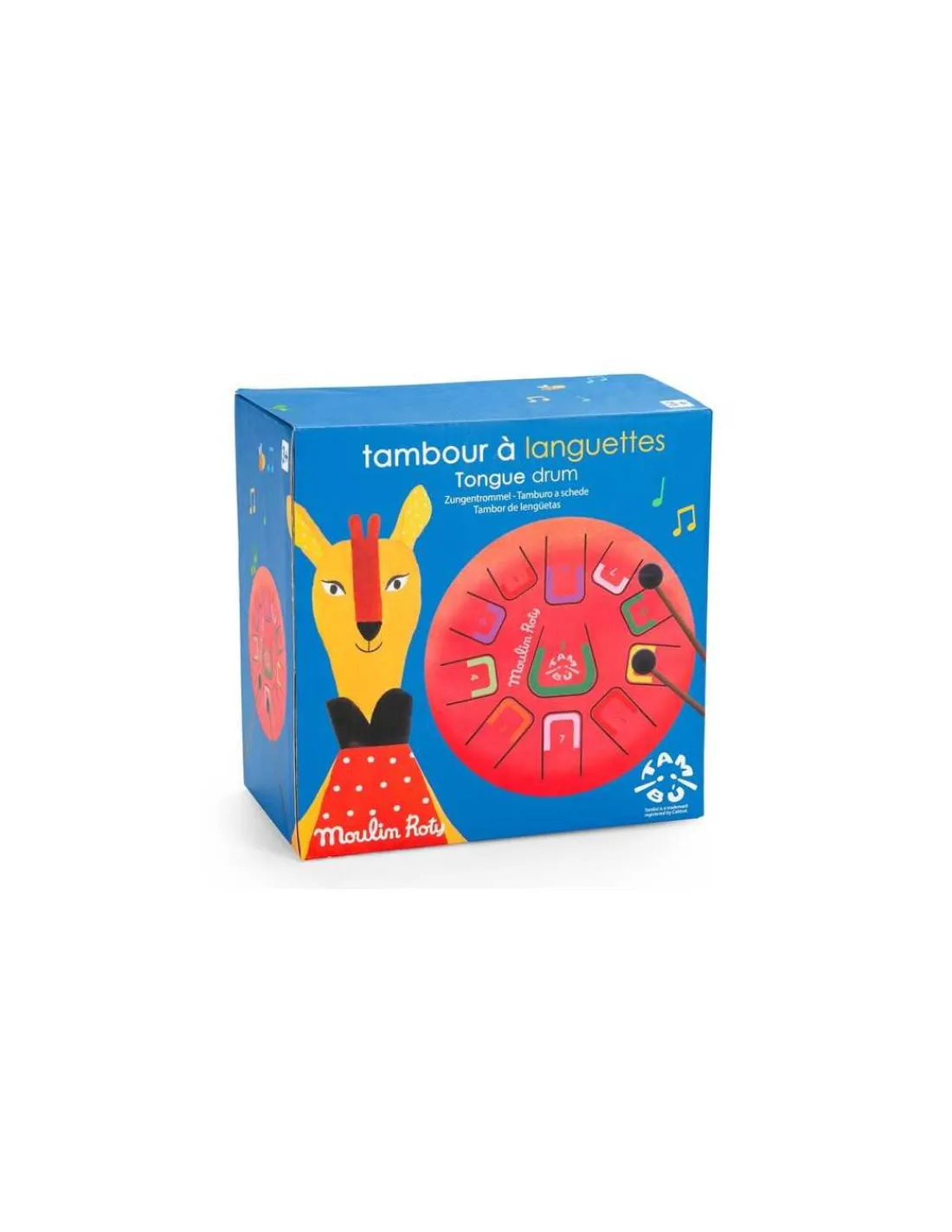 Moulin Roty Tambour à languettes Les Popipop -