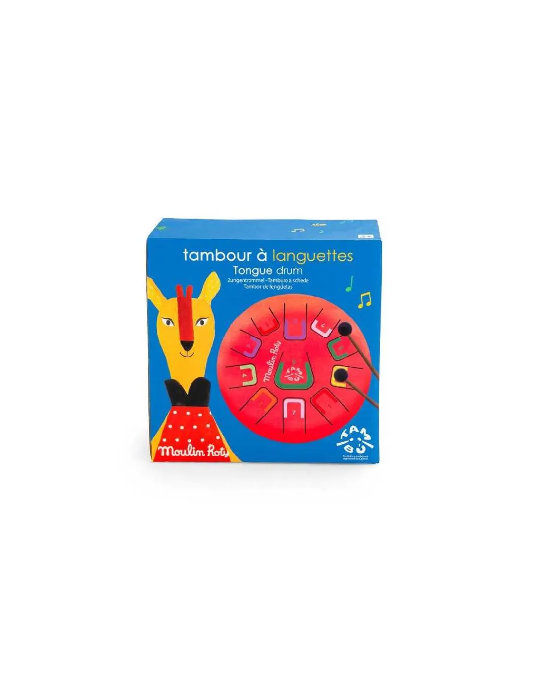 Moulin Roty Tambour à languettes Les Popipop -