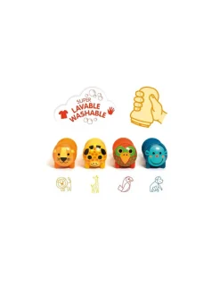 Djeco Tampons animaux de la savane -