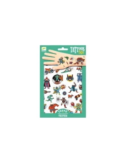 Enfant Djeco Tatouages Heroes vs villains -