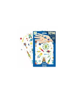 Enfant Djeco Tatouages phospho space oddity -
