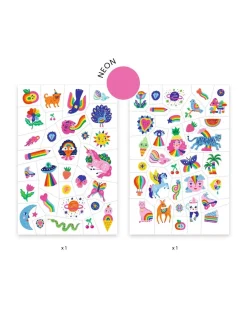 Enfant Djeco Tatouages Rainbow -