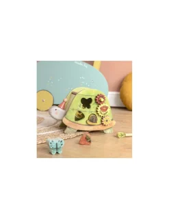 Moulin Roty Tortue d'activités Trois petits lapins -