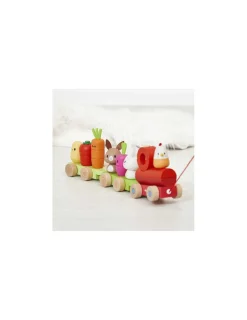 Janod Train à tirer Ferme -