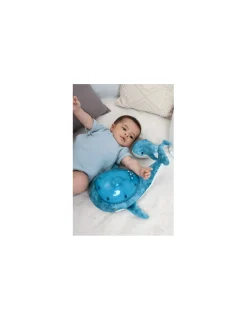 Cloud b Tranquil whale blue family Peluche musicale à projections -