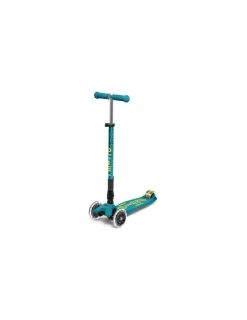 Micro Mobility Trottinette Maxi Micro Deluxe Pliable LED Vert -