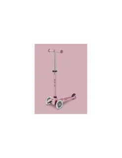 Micro Mobility Trottinette Mini Micro Deluxe Rock & Go Rose Poudré LED -