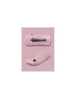 Micro Mobility Trottinette Mini Micro Deluxe Rock & Go Rose Poudré LED -