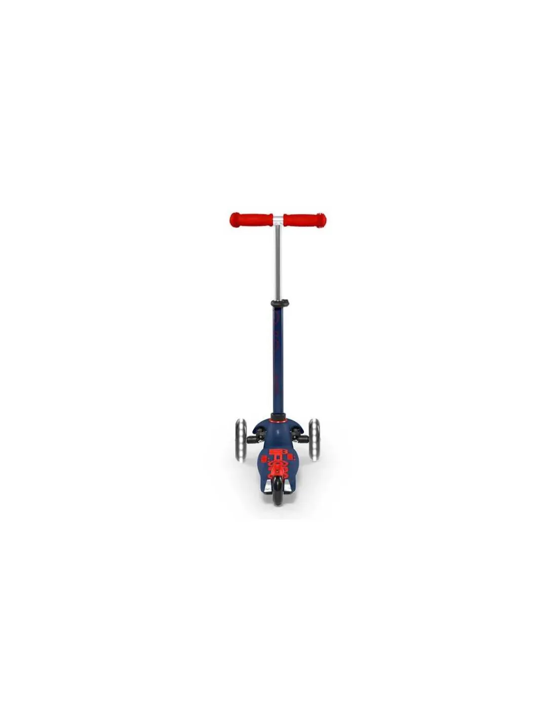 Micro Mobility Trottinette Mini Micro Deluxe LED Bleu marine et rouge -