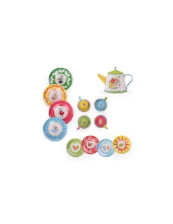 Moulin Roty Valise dinette thé métal La Grande Famille -