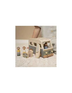Little Dutch Van retro avec personnages en bois -