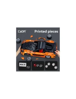 CaDA Bricks Voiture Mazda RX-7 3305 pièces - CaDA Master