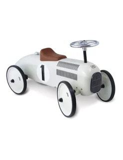 Vilac Voiture porteur métal crême -